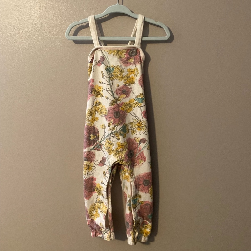 Burts Bees Baby floral romper 6-9 months